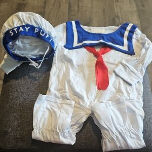 2018 Ghostbusters Stay Puft Costume Vintage Infant Size 6 / 12 Months Halloween